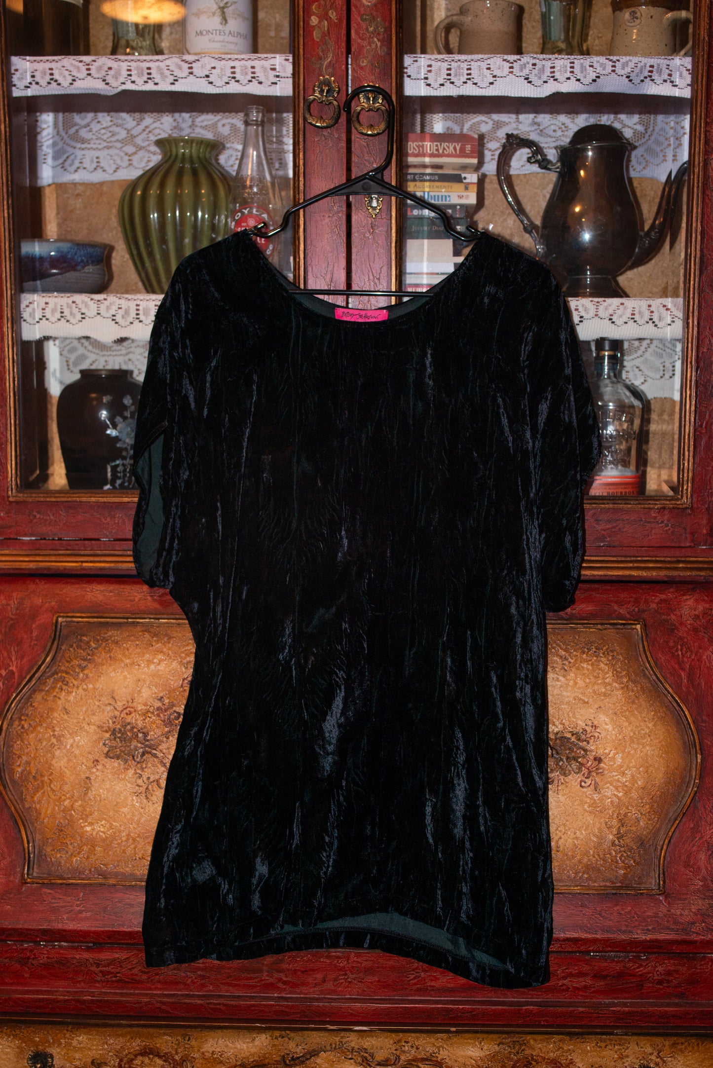Witchy Woman Velvet Betsey Johnson Dress