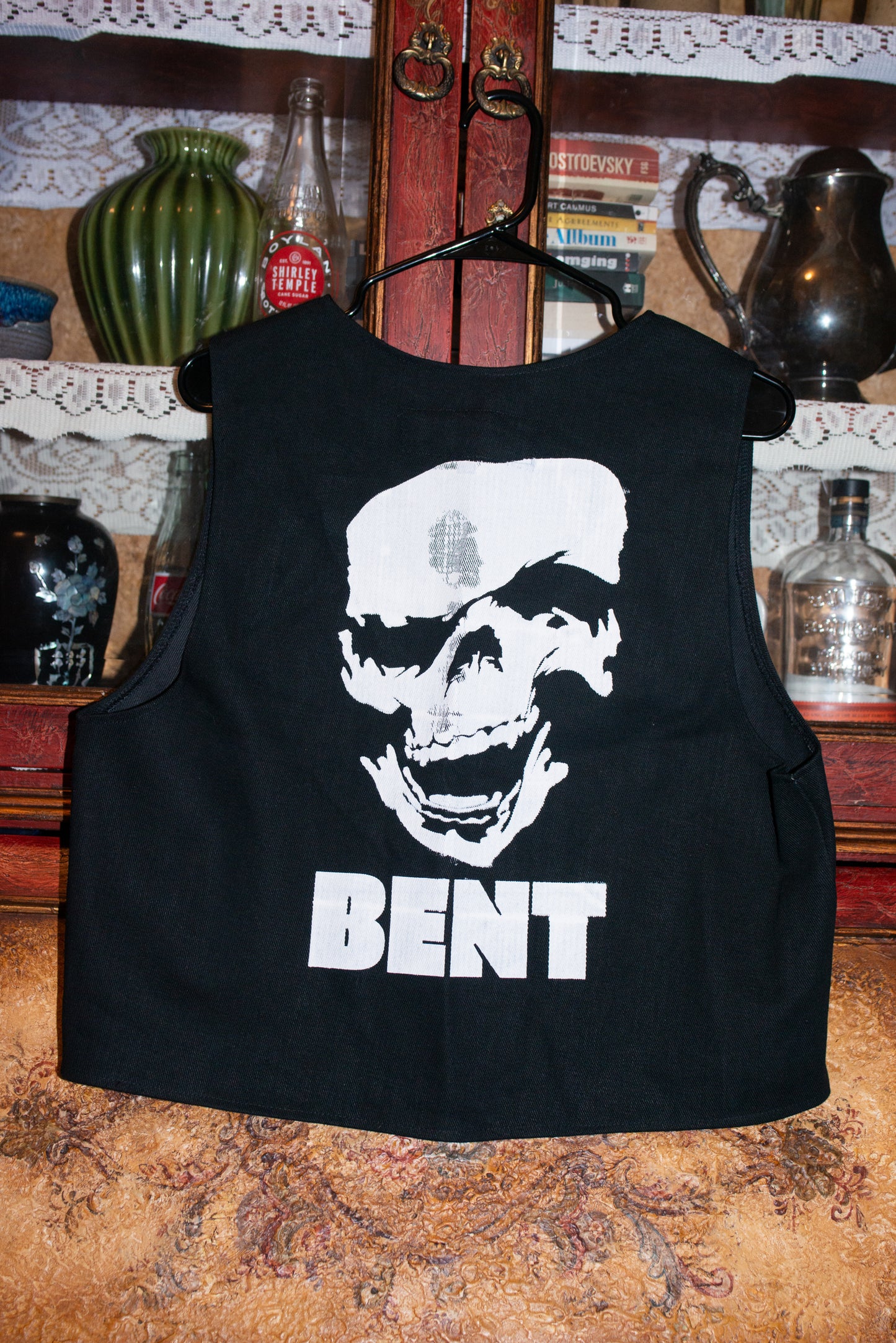 Studded Black Vest