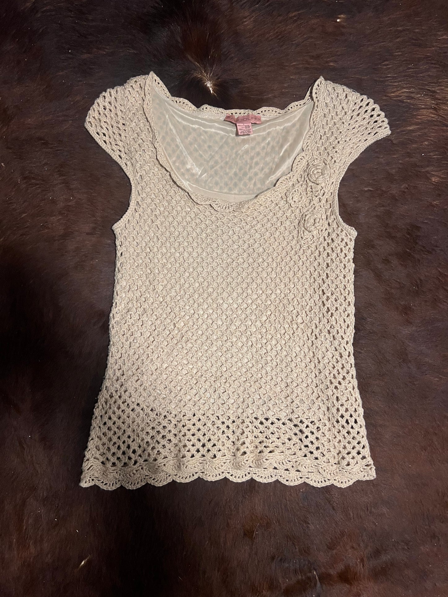 Tusk Crochet Knit Top