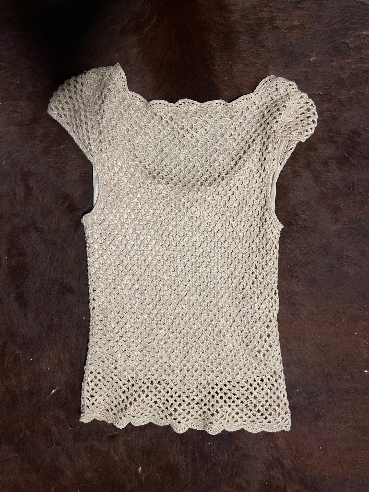 Tusk Crochet Knit Top
