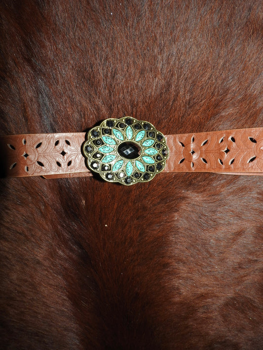 Blue Flower Belt