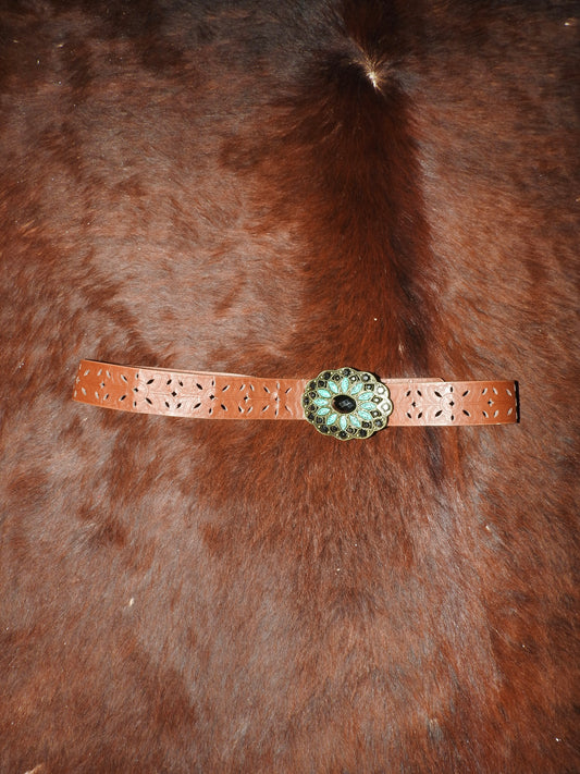 Blue Flower Belt