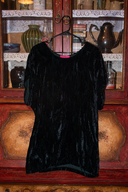 Witchy Woman Velvet Betsey Johnson Dress