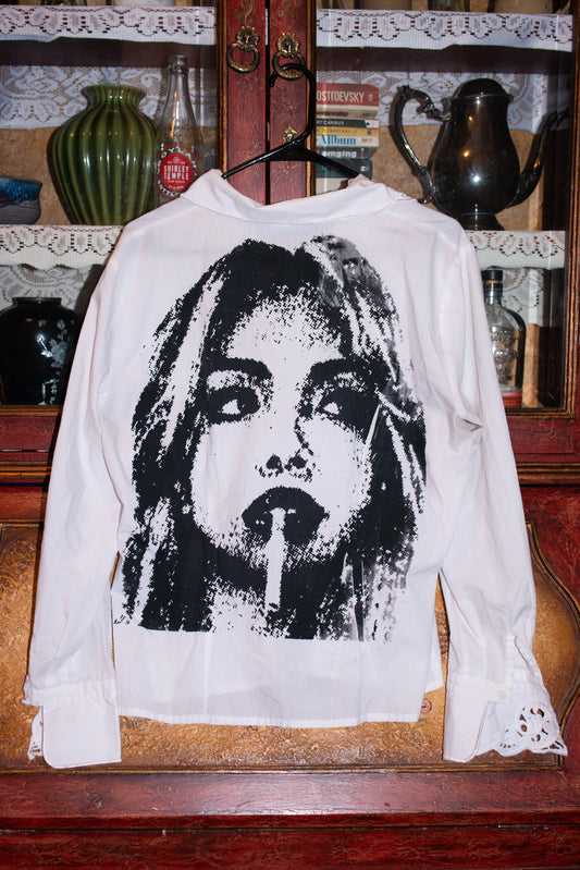 Kayla's Lace Cuff Button Up Shirt