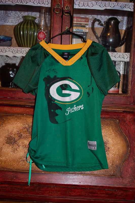 Green Bay Packers Aaron Rodgers Bedazzled Jersey
